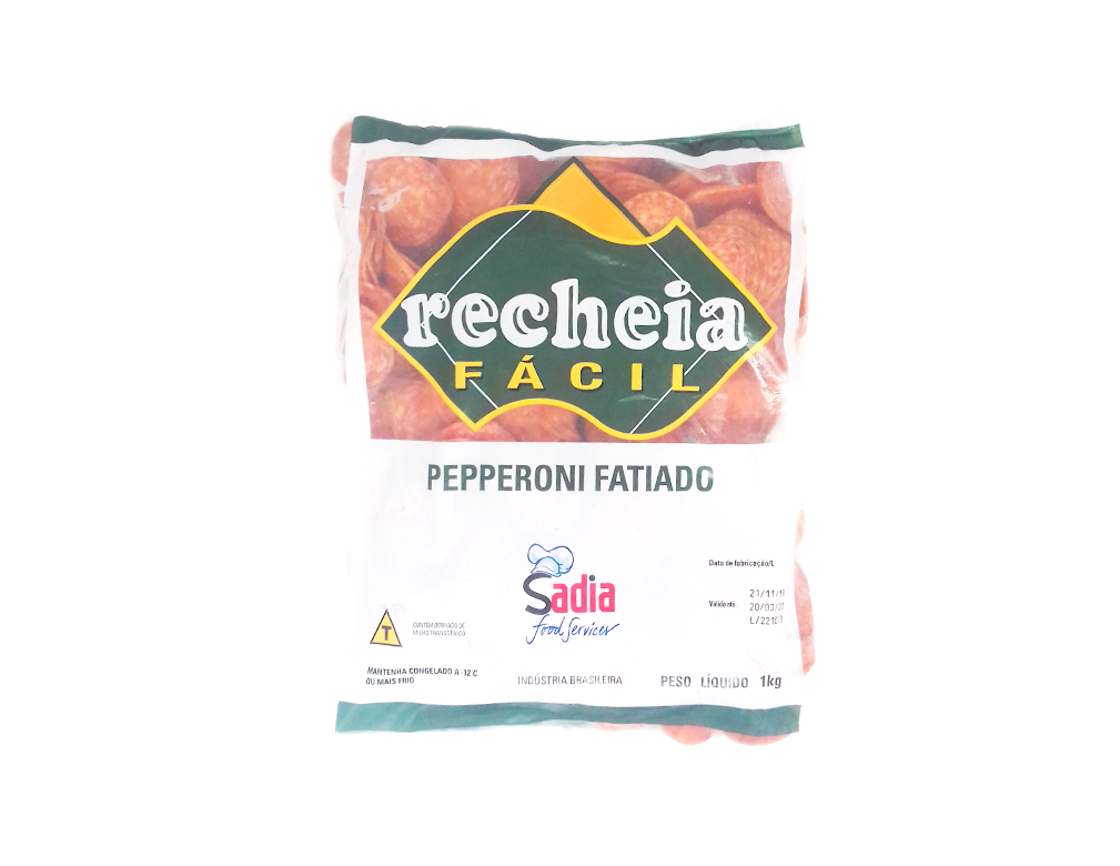 PEPPERONI FATIADO SADIA 1 KG (CX 2 PCT)